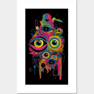 Trippy Eyeballs Series #4 Posters and Art